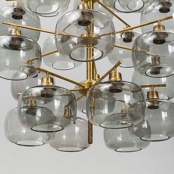 HOLGER JOHANSSON, a mid 20th century ceiling lamp by Westal, Bankeryd, Sweden.
