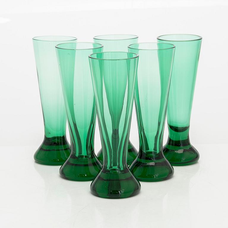 A set of 12 drinking glasses/shot glasses from Rejmyre.