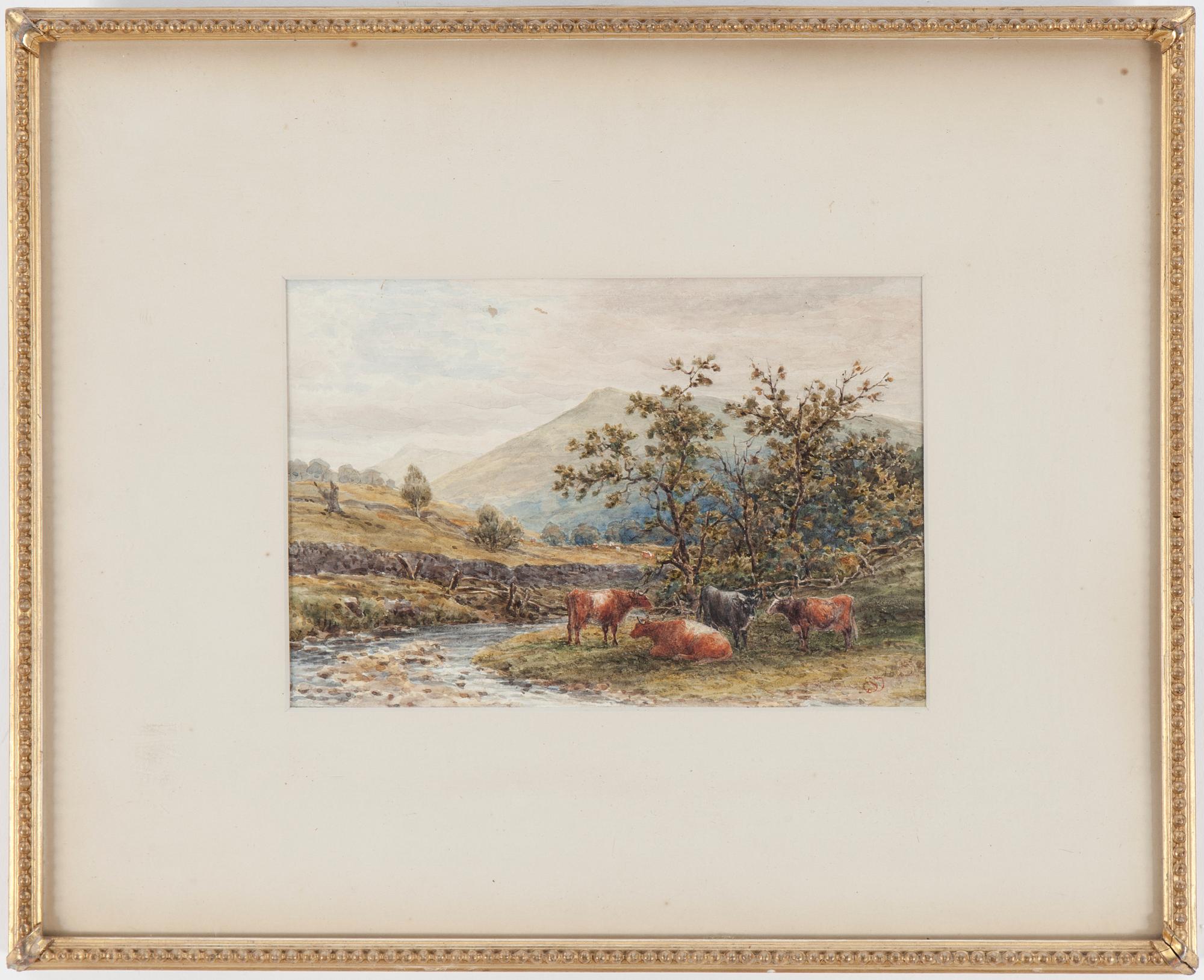 OKÄND KONSTNÄR 1800/1900-TAL , akvarell, otydligt signerad och daterad.