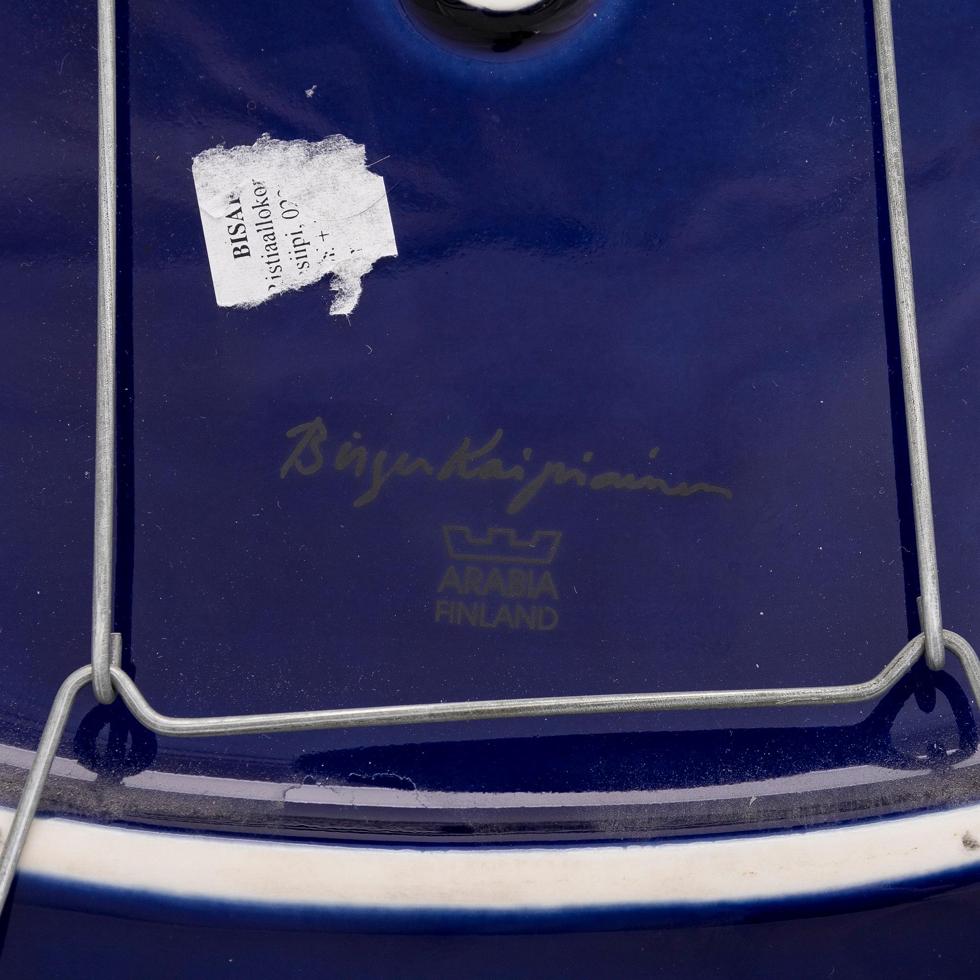 Birger Kaipiainen, decorative plate, 'Florence'-series, signed Birger Kaipiainen, Arabia Finland.