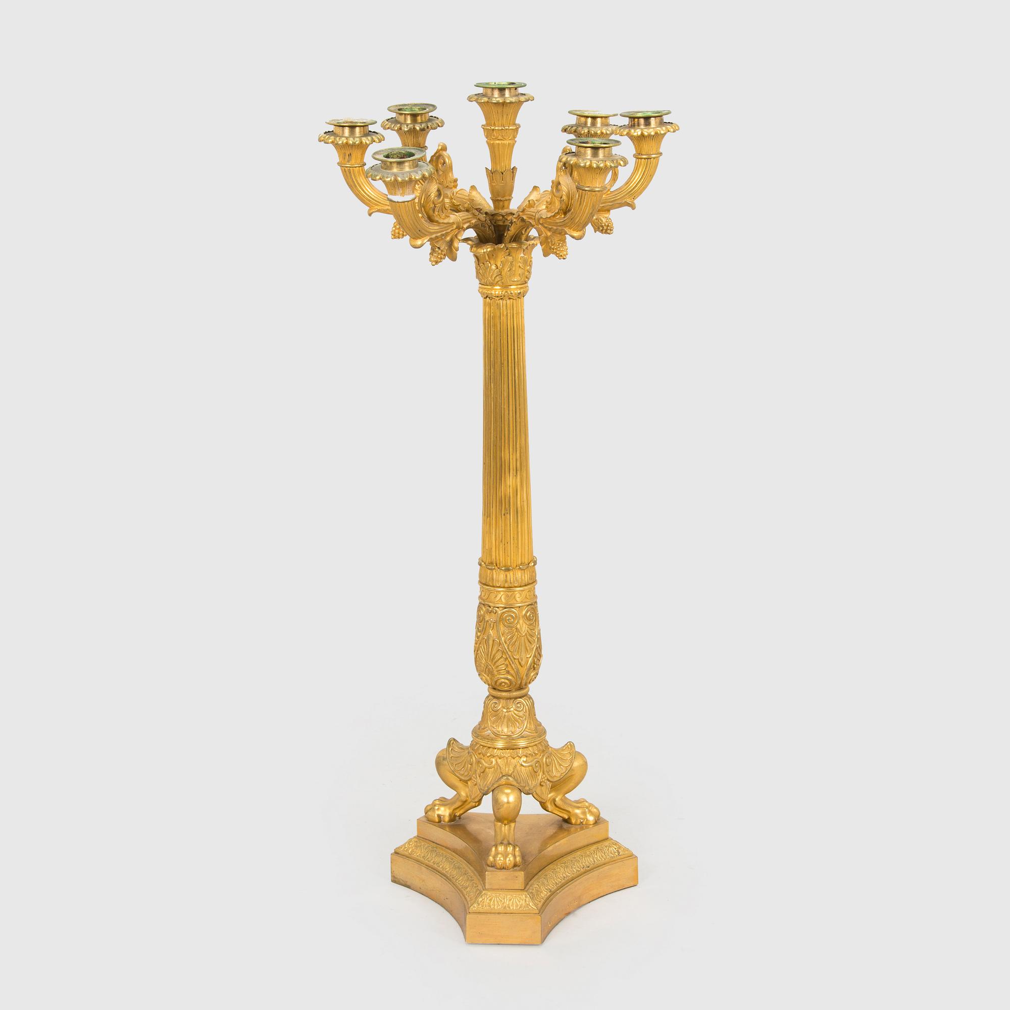 Kandelaber, Pierre Philippe Thomire (1751–1843) Paris. Empire.