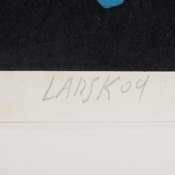 ANDRE LANSKOY. Färglitografi, sign Lanskoy o dat 53/100.