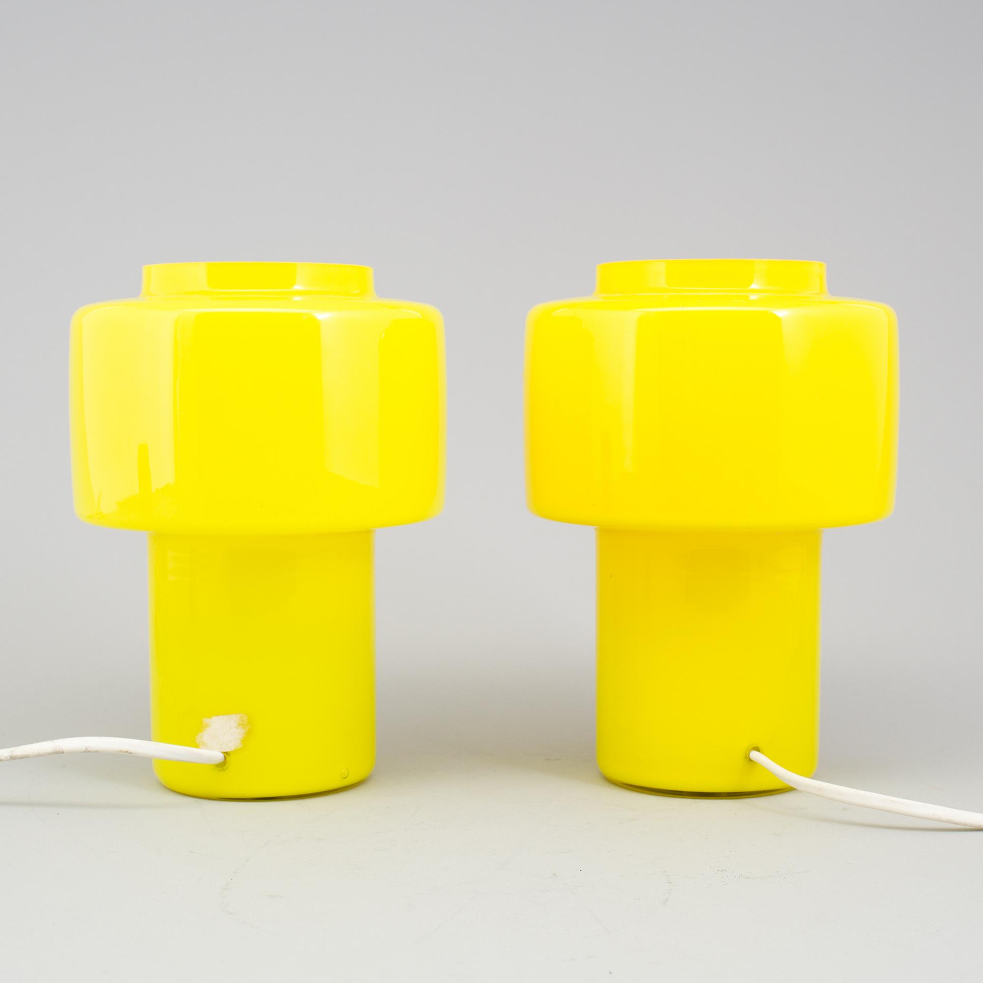 A pair of Luxus table lamps, 20th century.