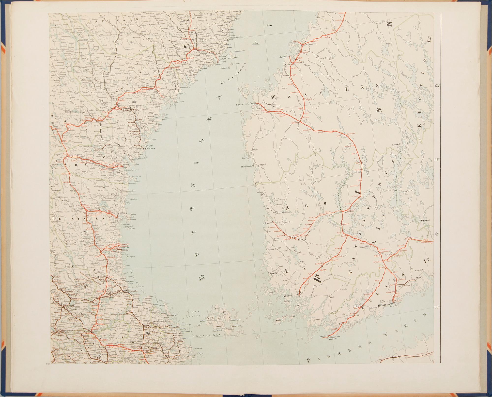 KARTOR över Södermanland, sekelskiftet 1900.