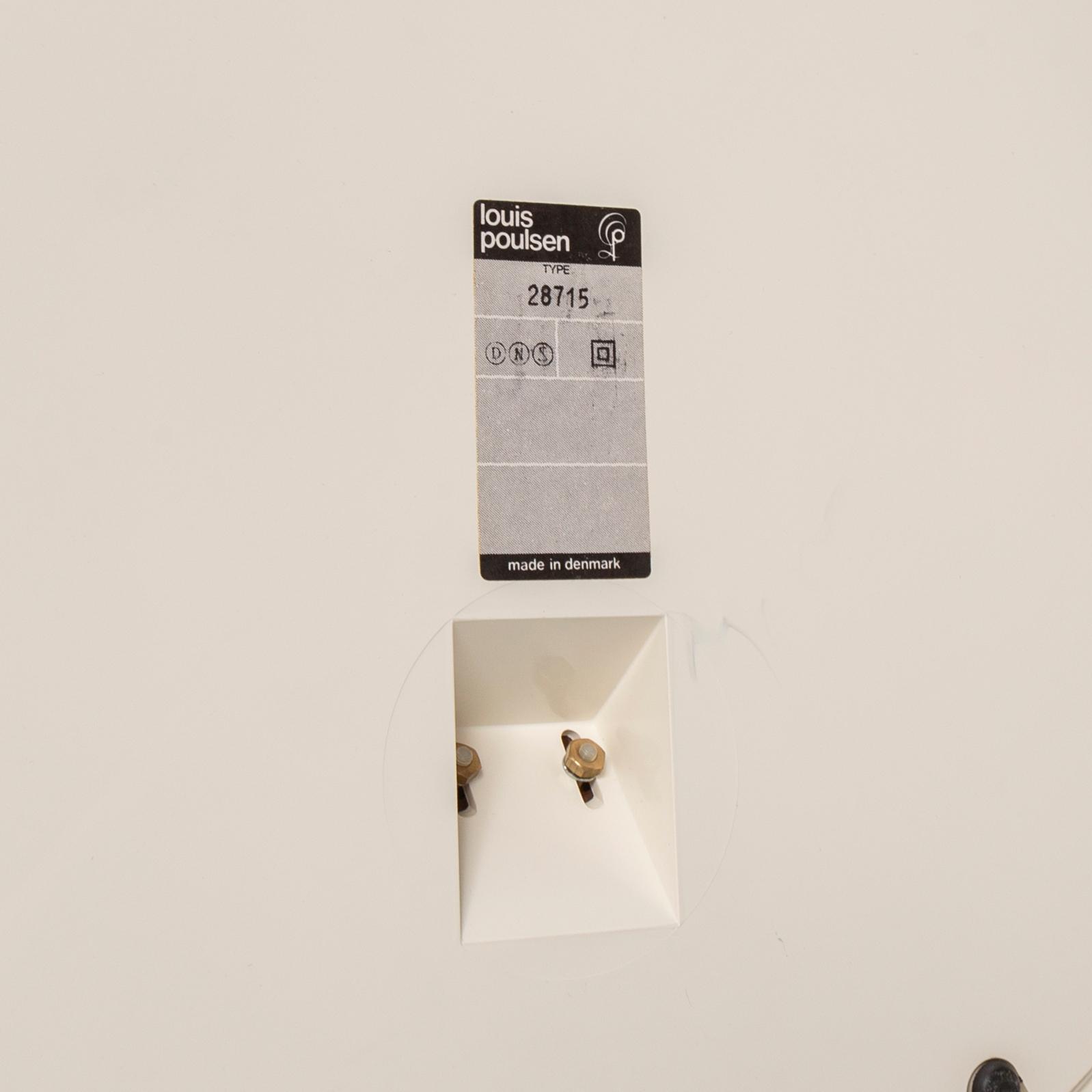 VERNER PANTON, golvlampa, "Pantella", Louis Poulsen, Danmark.