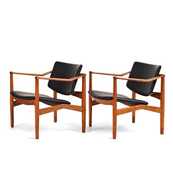 381. William Watting, a pair of armchairs, Denmark 1960's.