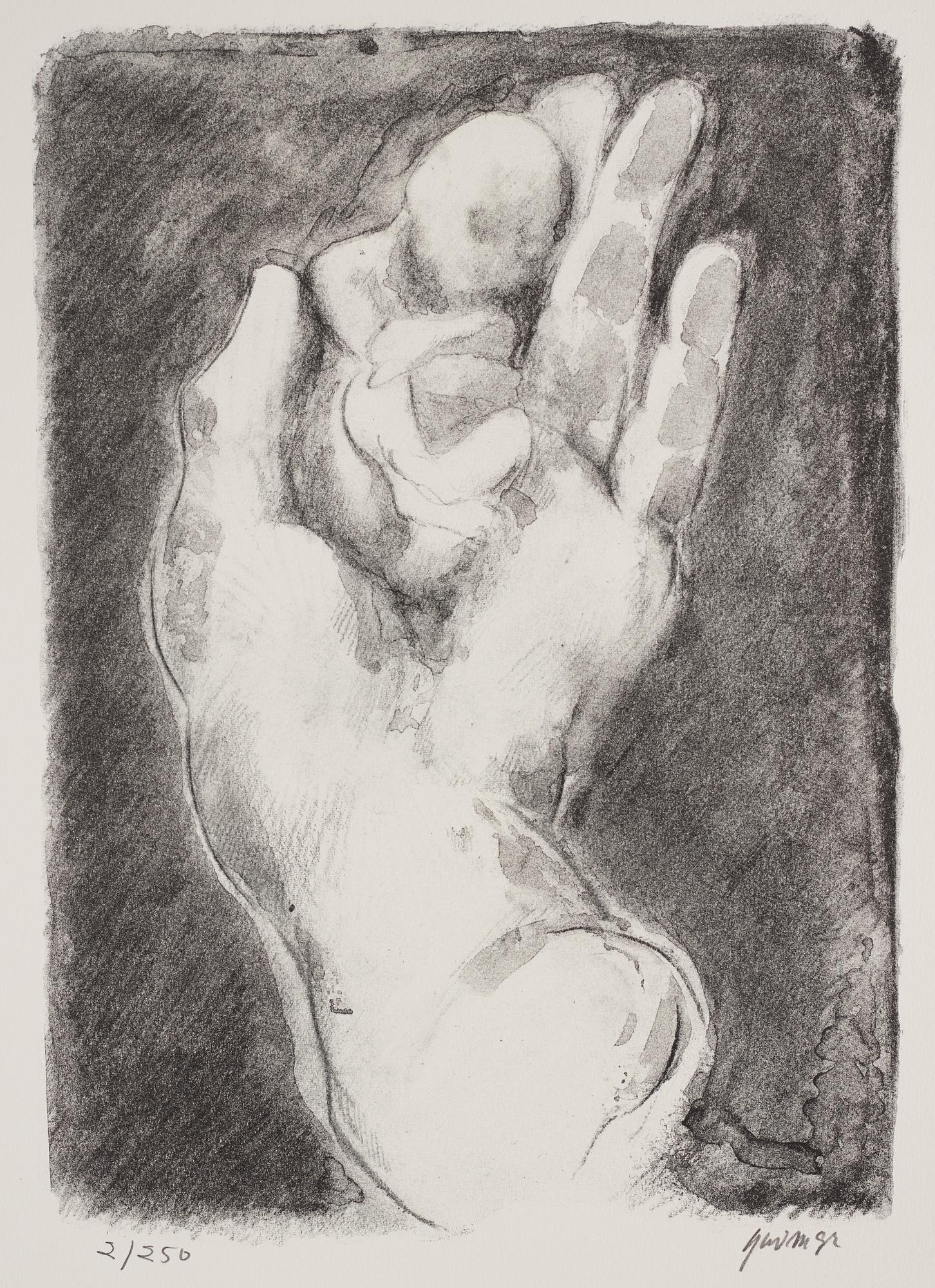 Gudmar Olovson, lithograph. Signed Gudmar and numbered 2/250 in pencil.