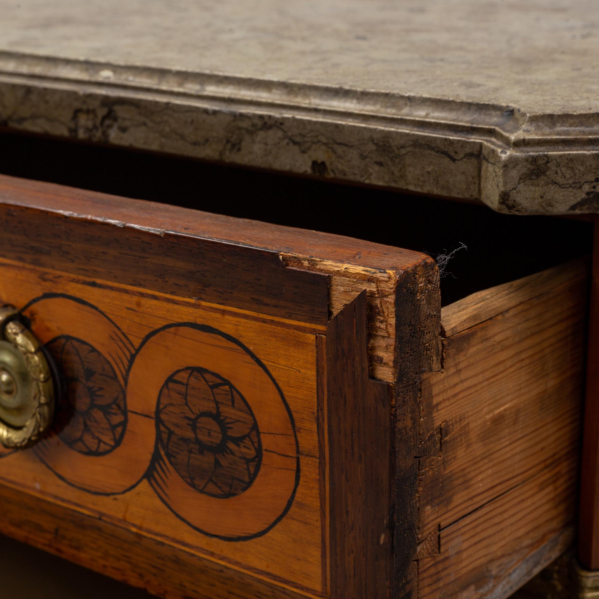 Jonas Hultsten, A Gustavian chest of drawers in the manner of Jonas Hultsten.