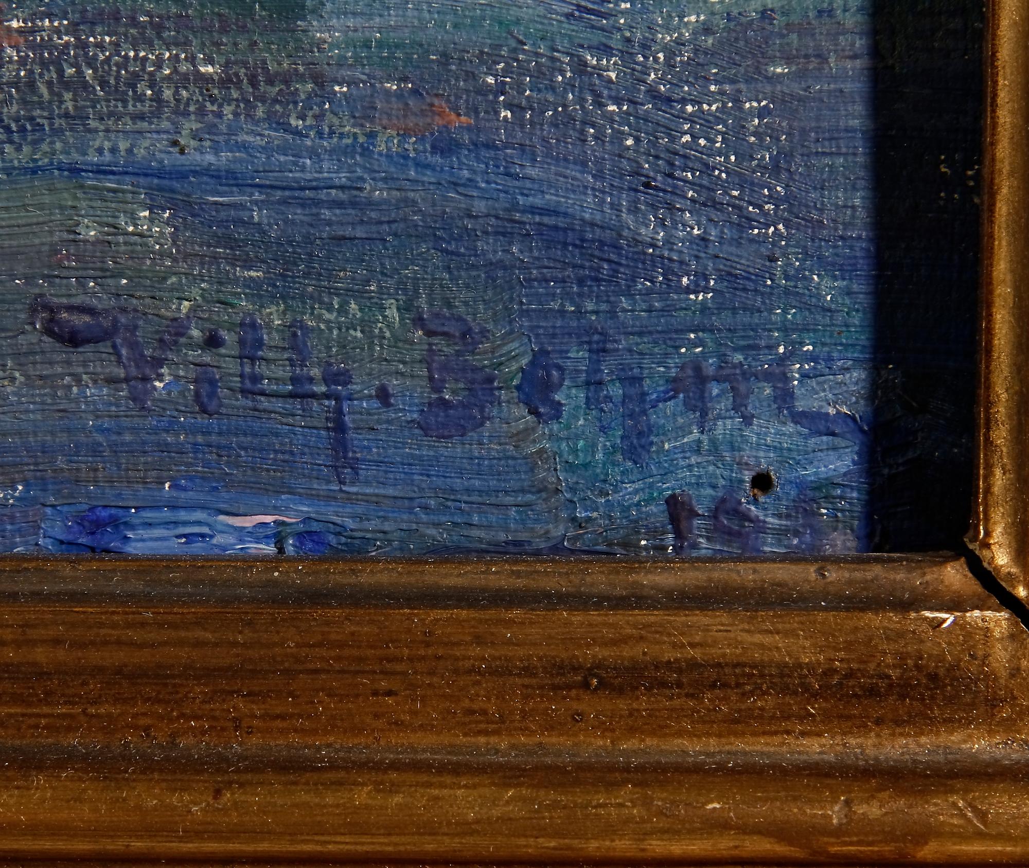 BEHM, WILHELM, olja på duk, sign. Otydl dat.