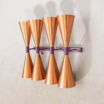 Hans-Agne Jakobsson, wall lamps a pair model S 2021 Markaryd 1960s.