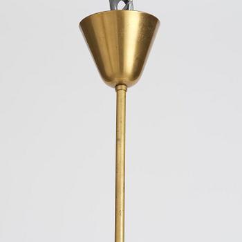 Harald Notini, taklampa, modell 11555, Arvid Böhlmarks Lampfabrik, Stockholm, 1940-tal.
