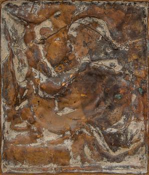 LIINA AALTONEN, A bronze relief, signed and dated 1941.