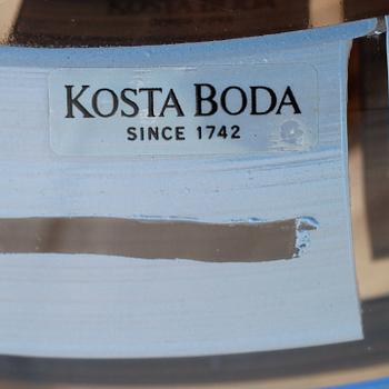 MONICA BACKSTRÖM, skulptur, glas, Kosta Boda, signerad.