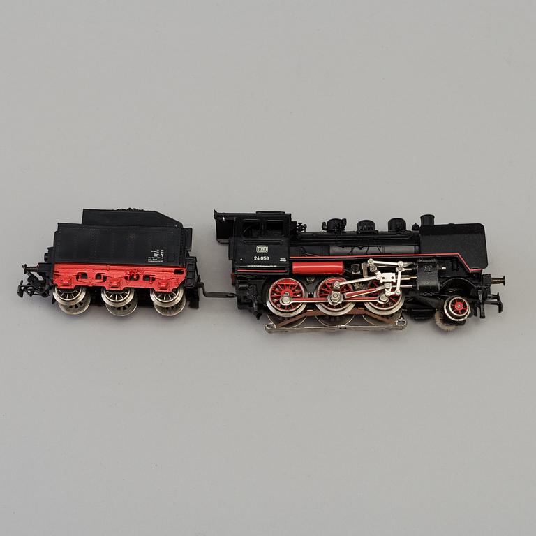 A second half of the 20th century  Märklin locomotive, Germany.