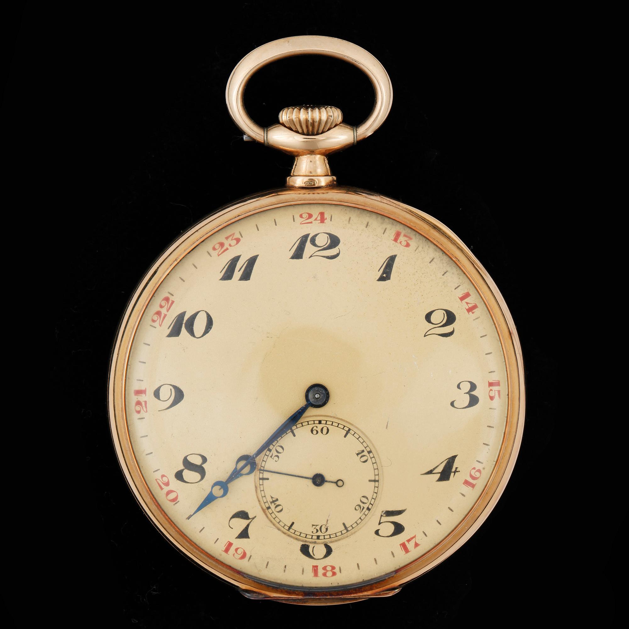 FICKUR, 14k guld. Vikt ca 71,9 gram.