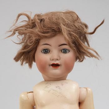 a Simon & Halbig "126" porcelain doll, Germany ca 1914.