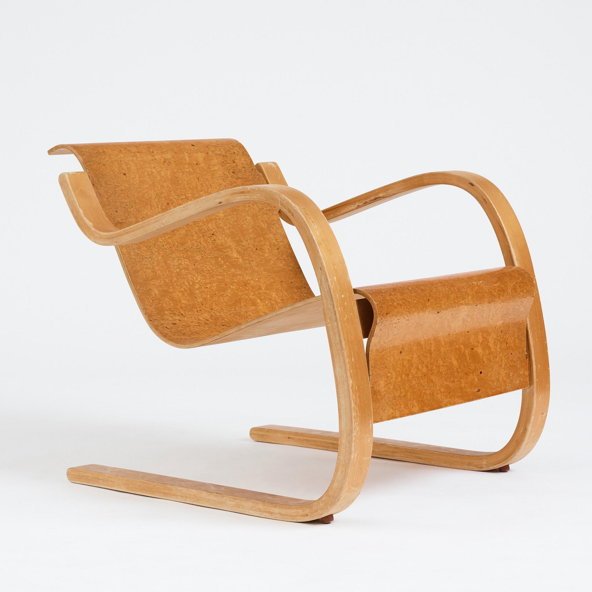 Alvar Aalto, fåtölj, nr 31, producerad av O.y Huonekalu-ja Rakennustyötehdas, Finland eller Aalto Design, Hedemora.