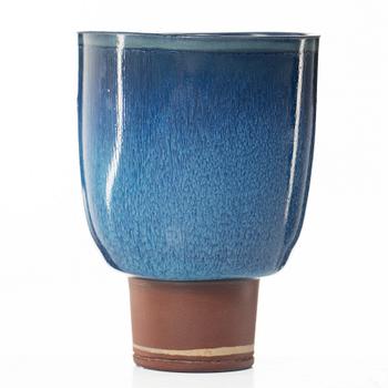 Wilhelm Kåge, a 'Farsta' stoneware vase, Gustavsbergs stduio 1958.
