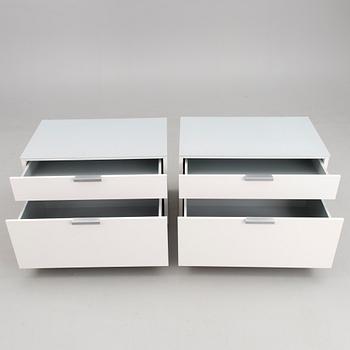 Two 21st century French, "Everywhere", nightstands for Ligne Roset.