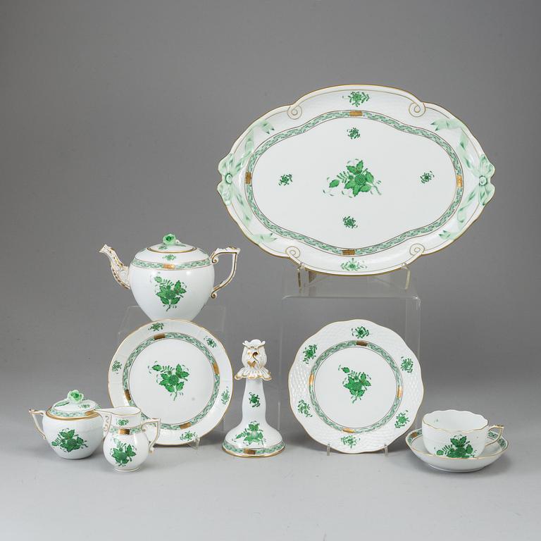 Porcelain tableware, 10 pieces, Herend, Hungary.