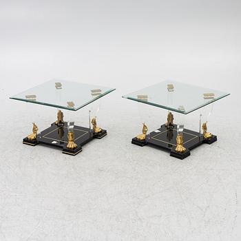A pair of side tables, Spain, 1988.