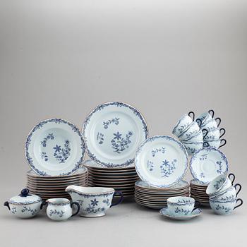 RÖRSTRAND, servis, "Ostindia", 51 delar, porslin och flintgods, varierande tillverkningsår.