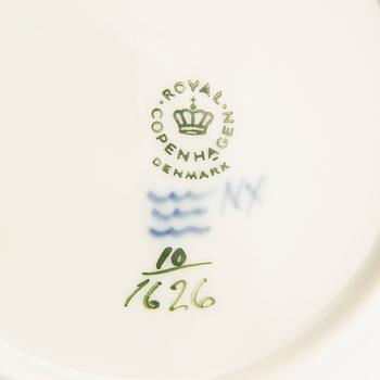 Coffee service 33 dlr "Blå Blomst" Royal Copenhagen Denmark porcelain 1953-1983.