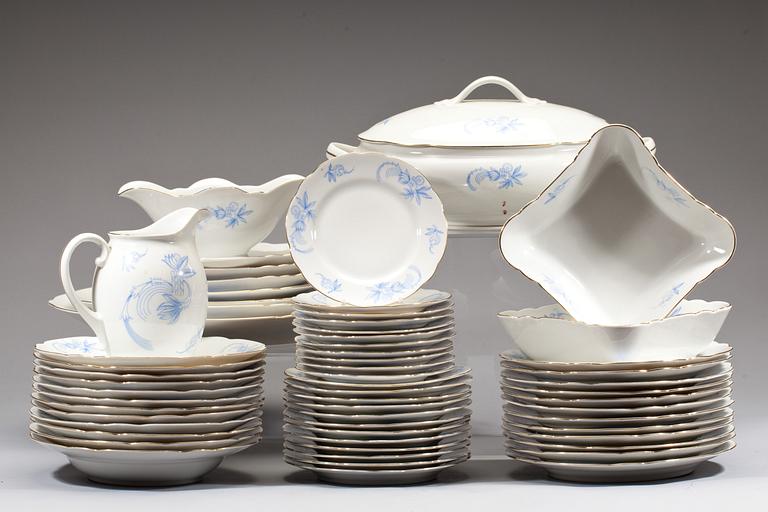 MATSERVIS, ca 60 delar, porslin. Koenigszelt.