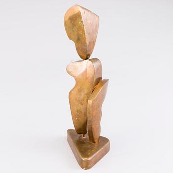 KARI HUHTAMO, a bronze sculpture, signed and dated 1977.