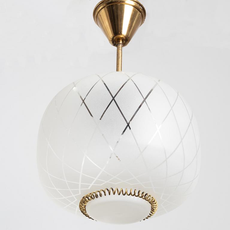 A ceiling lamp, Stockman Orno, Finland, 1940s.