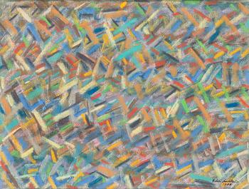 Erkki Luhtala, pastell, signerad och daterad 1990.