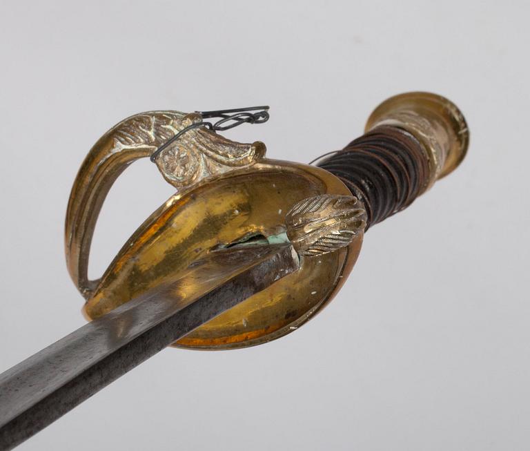 OFFICERSSABEL, modell 1826, Ryssland.