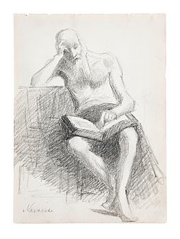 252. Helene Schjerfbeck, STUDY OF A MAN.