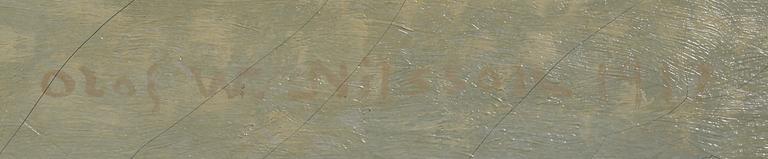 OLOF WALFRID NILSSON, olja på duk, signerad.