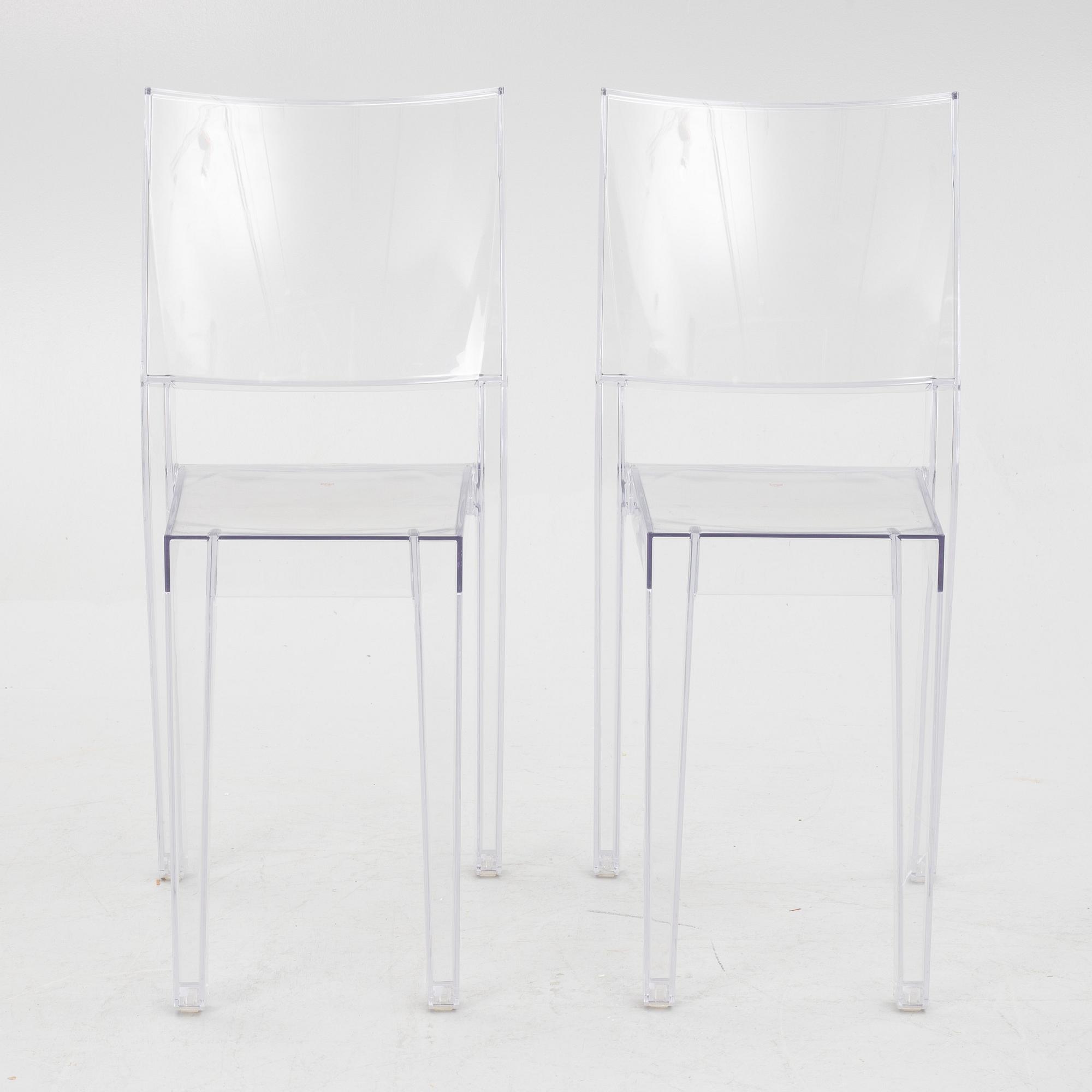 Philippe Starck, 8 st, "La Marie" Kartell, Italien, Modellen formgiven 1998.