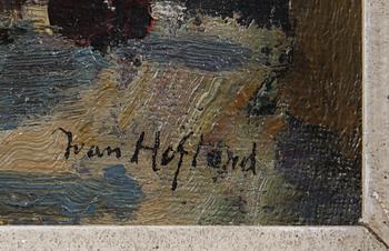 IVAN HOFLUND, olja på duk, sign.