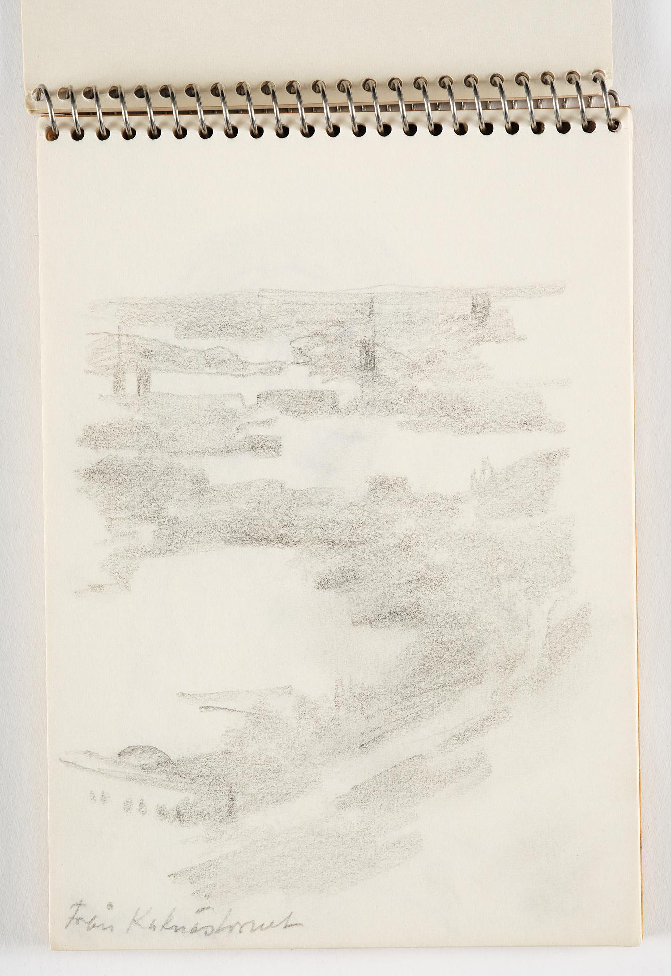 Lotte Laserstein, 4 skissböcker med blyertsteckningar.