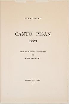 Zao Wou-ki, Utan titel, ur "Canto Pisan".