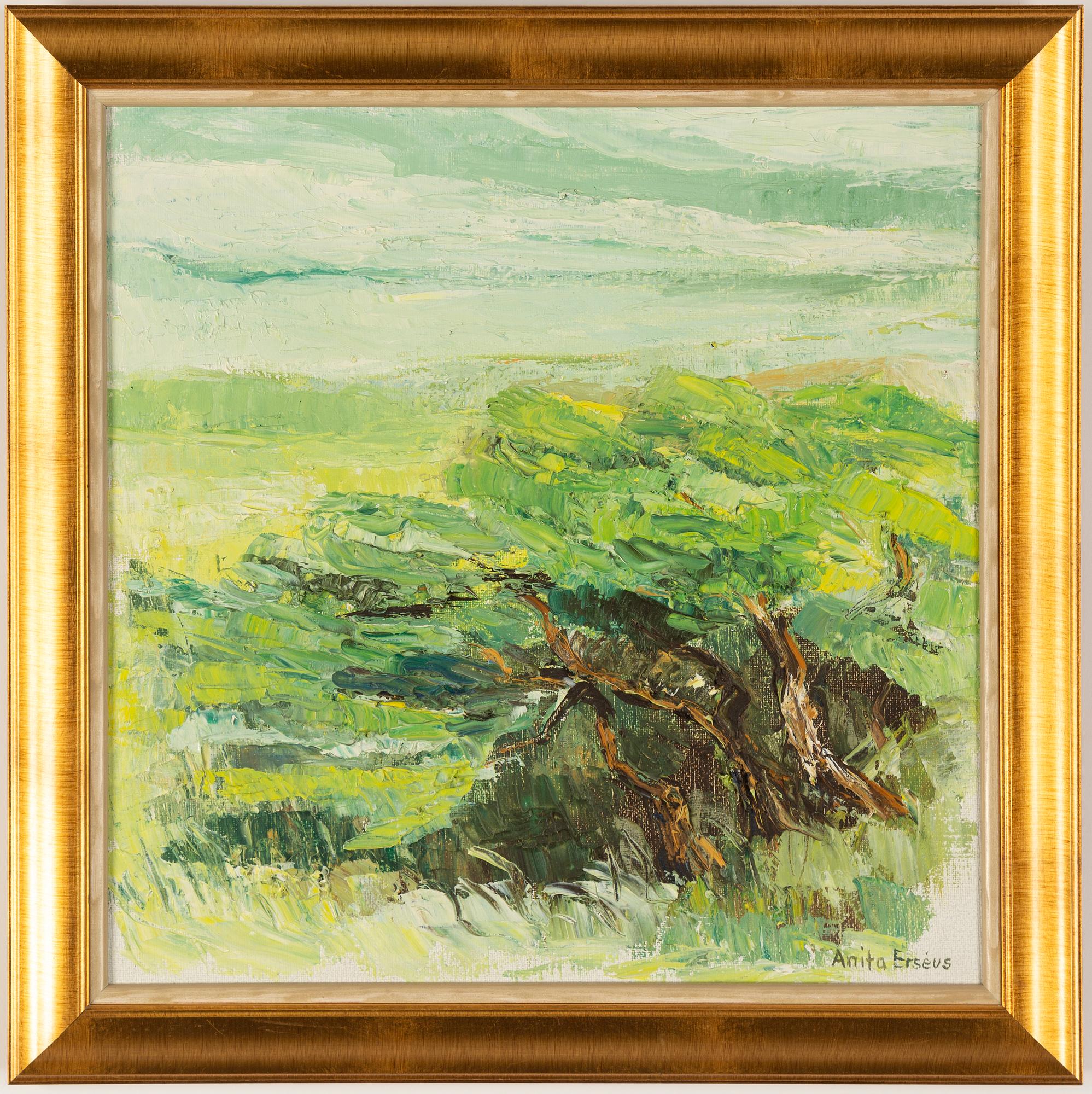 Anita Erséus, olja på duk, signerad.