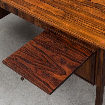 ERIK WÖRTZ, a rosewood veneered desk, IKEA, 1960's.