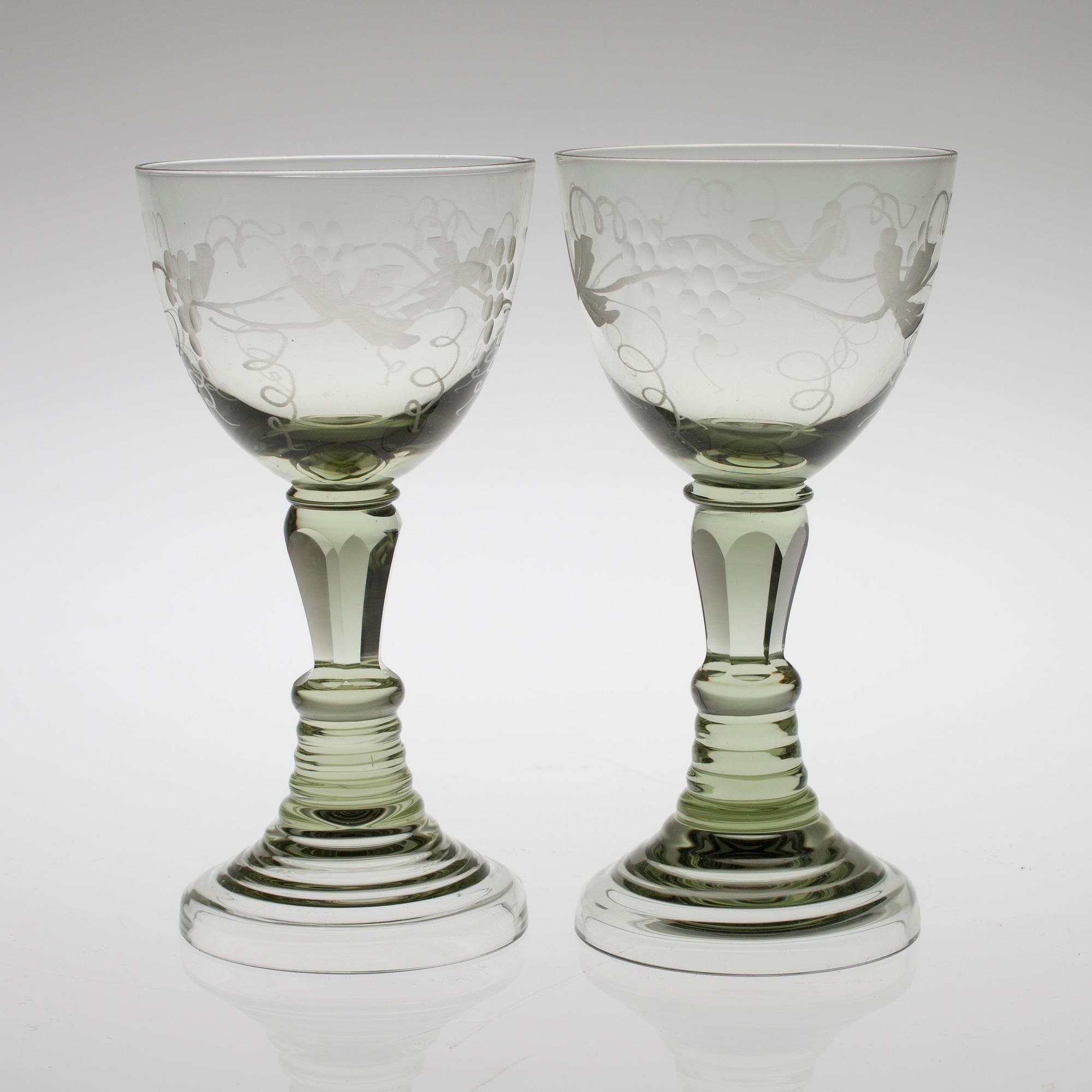 DRICKSGLAS, 12 st, 1900-talets mitt.