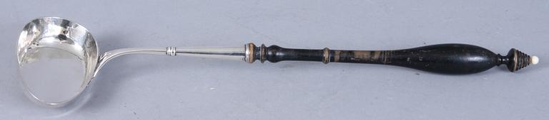 SLEV, silver samt trä, 1843.