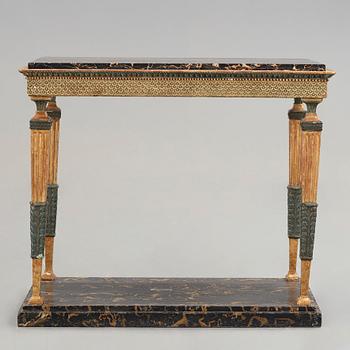 KONSOLBORD, sengustavianskt, omkring år 1800.