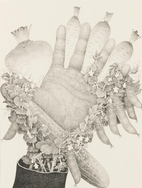 Herald Eelma, litografi, signerad och daterad -82, numrerad 35/60.