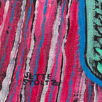 Jette Stoltz, oil on canvas, signed.