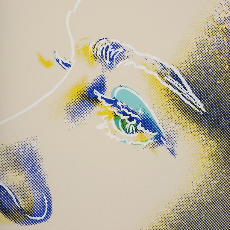 Andy Warhol, "Herself", from: "Three portraits of Ingrid Bergman".