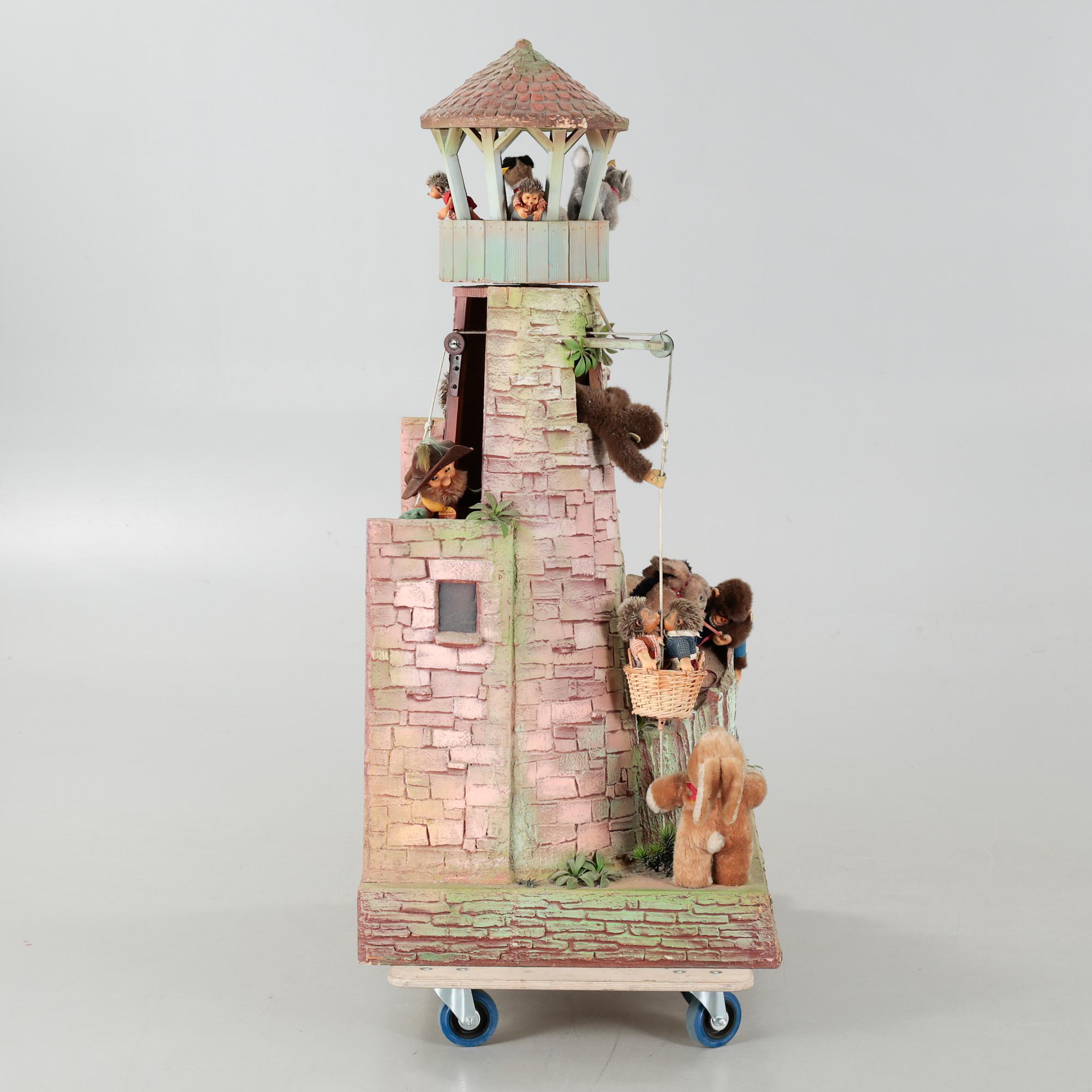 STEIFF, butiksdisplay, omkring 1900-talets mitt/tredje kvartal.