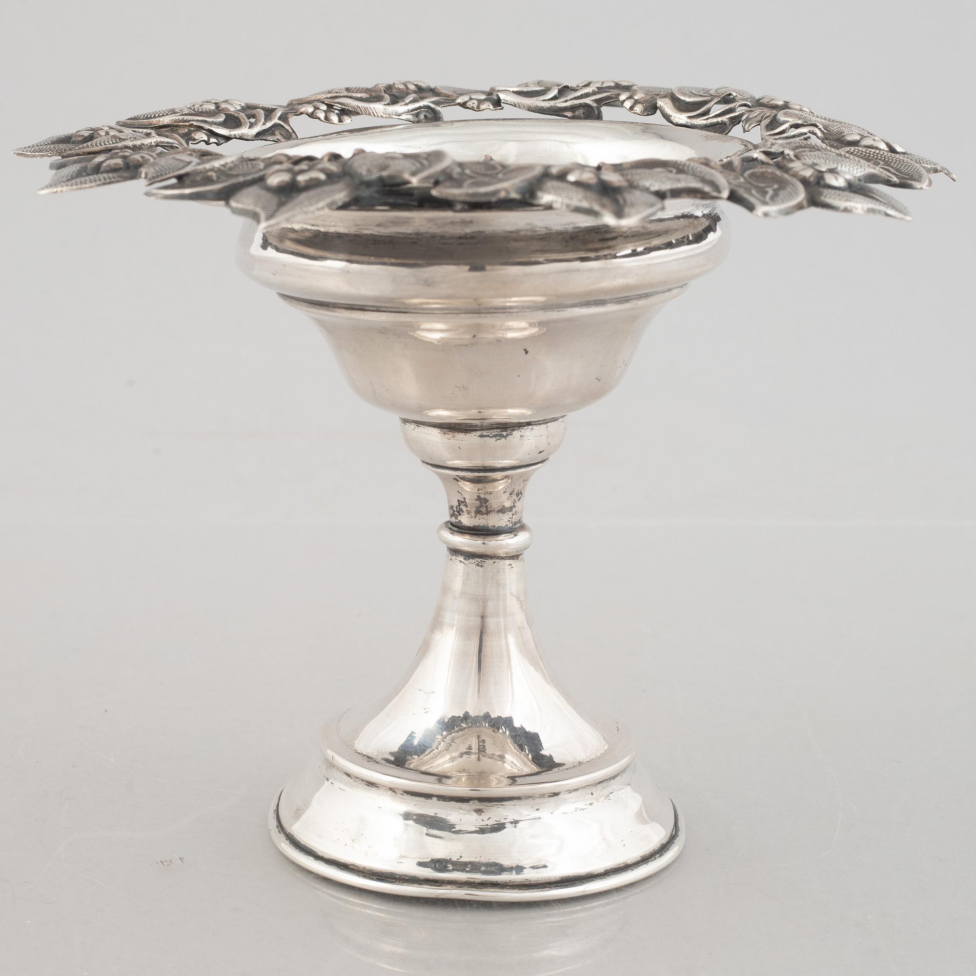 An Austro-Hungarian Silver Bowl, mark of Karl Weichesmuller, Vienna circa 1880.