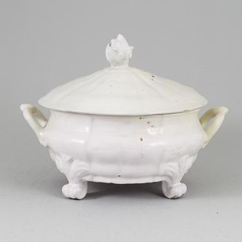 A Swedish Marieberg tureen with cover, 18th Century.