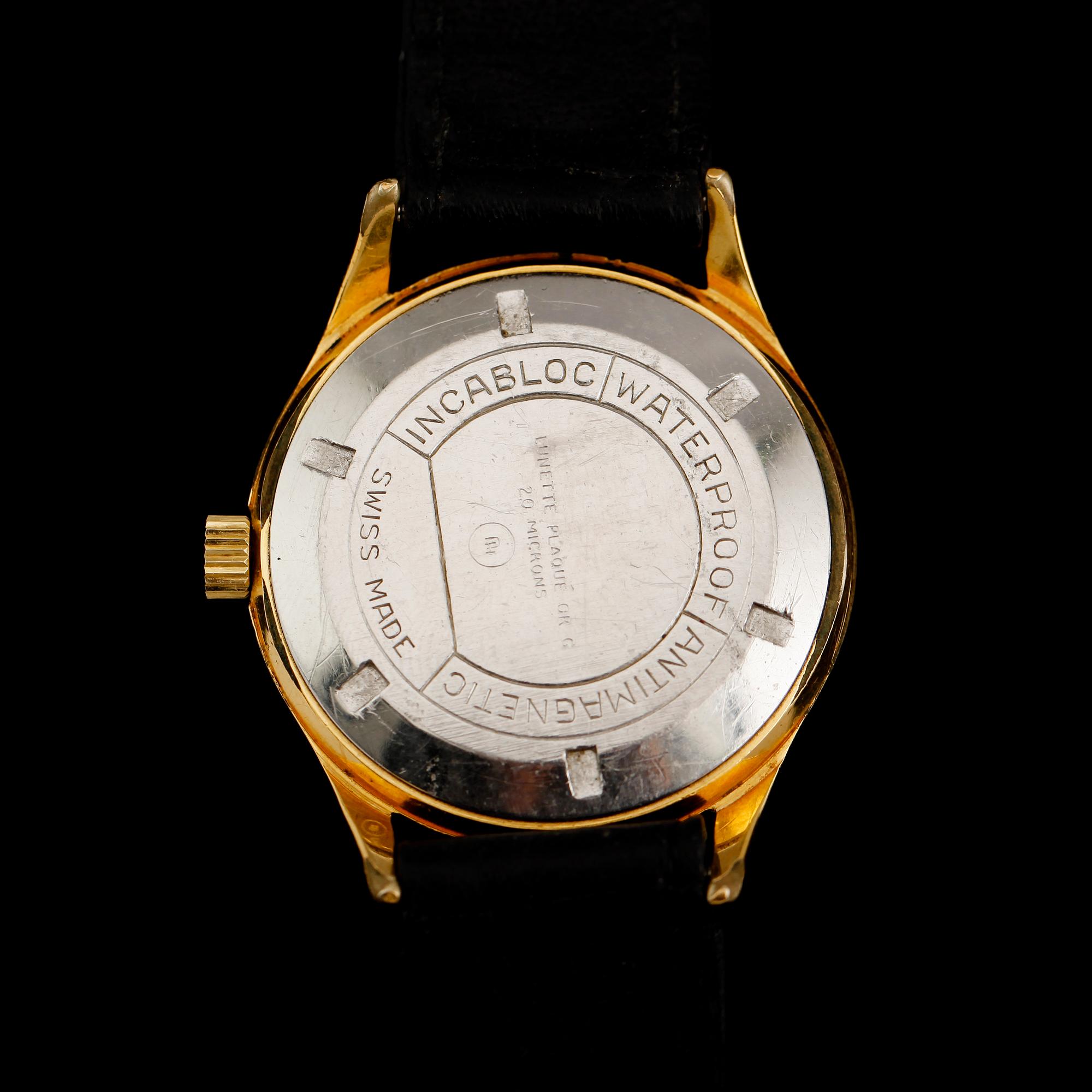 ARMBANDSUR, doublé, Piaget, 1950-tal, manuell.